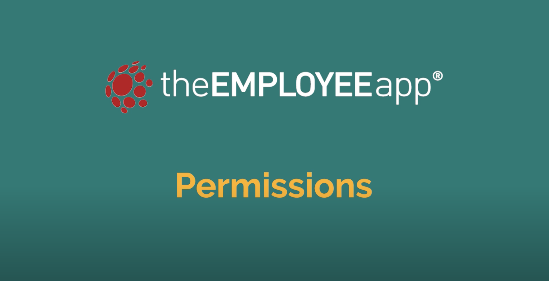 theEMPLOYEEapp permissions